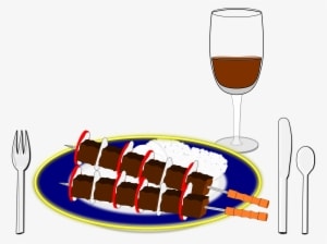 This Free Icons Png Design Of Souvlaki Dinner Transparent PNG - 2400x1765 - Free Download on - Transparent PNG Free Download