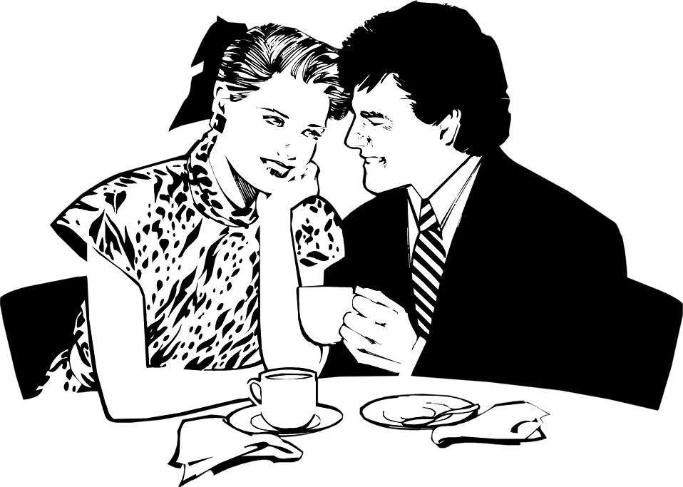 Couple Clip Romantic Dinner - Your A Piece Of Shit Quote Transparent PNG - 958x683 - Free Download on - Transparent PNG Free Download