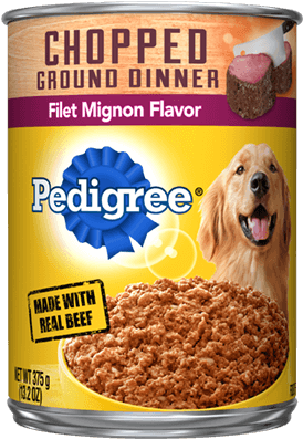 Pedigree® Wet Dog Food Chopped Ground Dinner Filet - Pedigree Canned Dog Food Transparent PNG - 300x400 - Free Download on - Transparent PNG Free Download