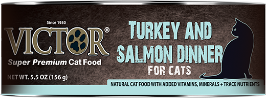 Turkey And Salmon Dinner Canned Cat Food - Victor Canned Turkey & Salmon Dinner Cat Food 5.5oz Transparent PNG - 540x920 - Free Download on - Transparent PNG Free Download
