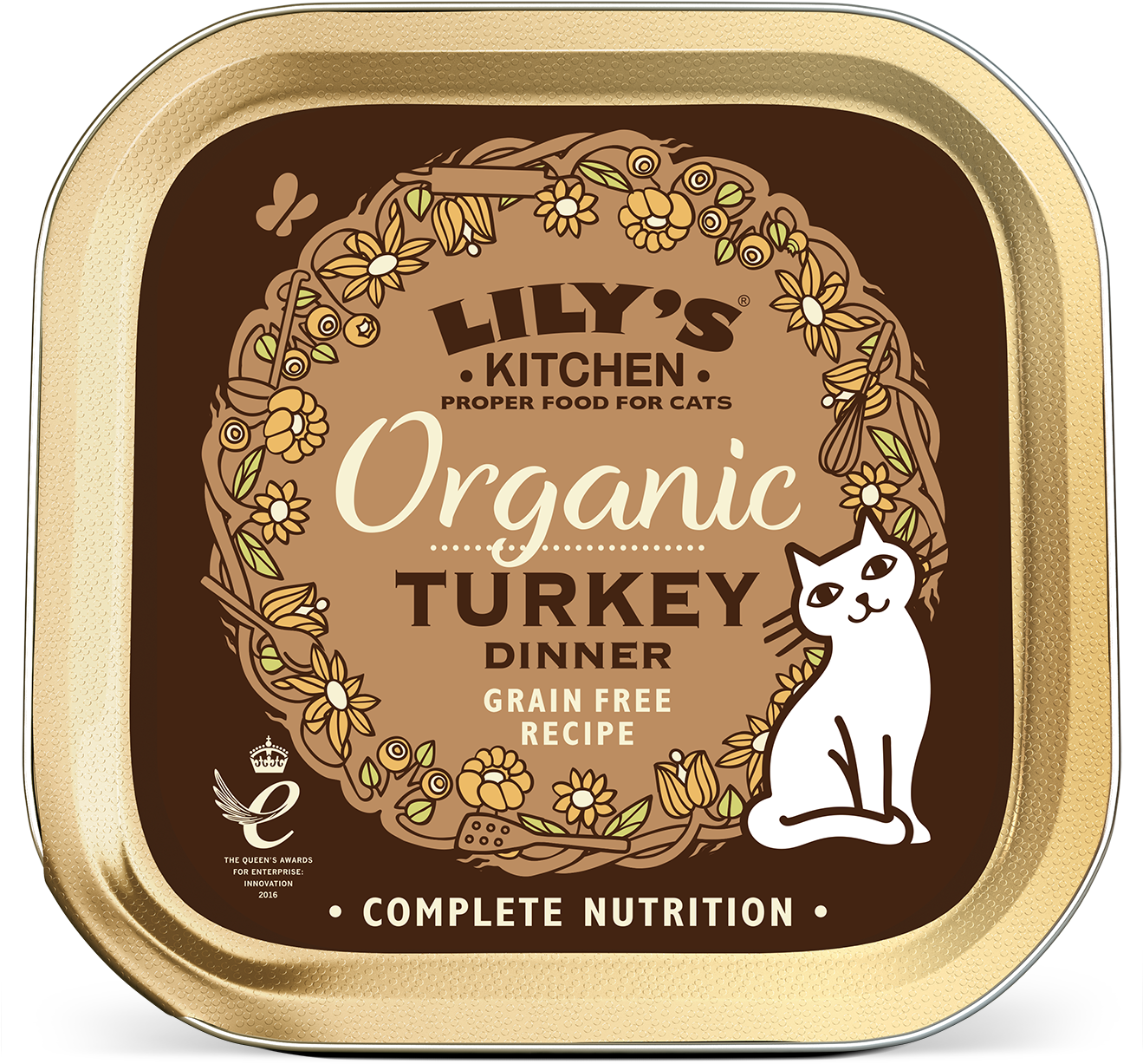 Organic Turkey Dinner - Lily's Kitchen Cat Organic Fish Tray 85g - 85g Transparent PNG - 1500x1500 - Free Download on - Transparent PNG Free Download