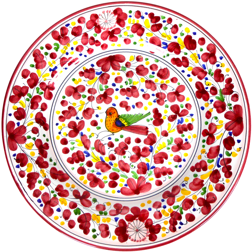Dinner Plate Arabesco Rosso - Circle Transparent PNG - 912x912 - Free Download on - Transparent PNG Free Download