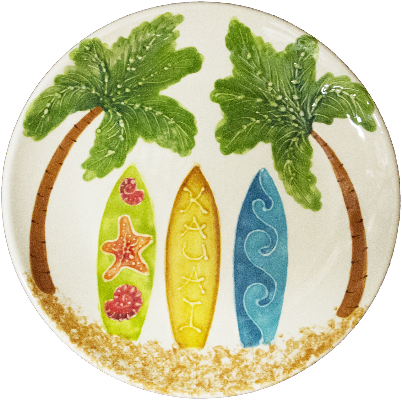 11" Round Coupe Dinner Plate Hawaiian Surfboards - Cake Decorating Transparent PNG - 1280x1276 - Free Download on - Transparent PNG Free Download