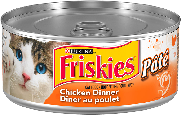 Friskies® Pate Chicken Dinner Cat Food - Friskies Shredded Salmon Canned Cat Food In Sauce Transparent PNG - 780x504 - Free Download on - Transparent PNG Free Download