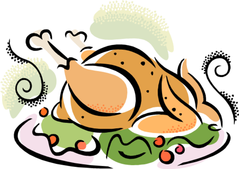 Transparent Thanksgiving Dinner Png - Clip Art Turkey Dinner, Png Download - Transparent PNG Free Download