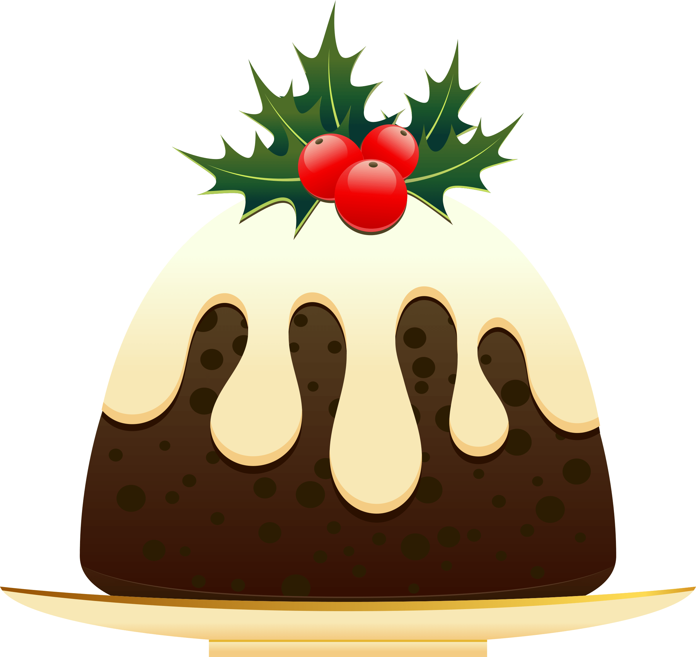 Christmas Dinner With World Vision - Clipart Christmas Pudding Cartoon, HD Png Download - Transparent PNG Free Download