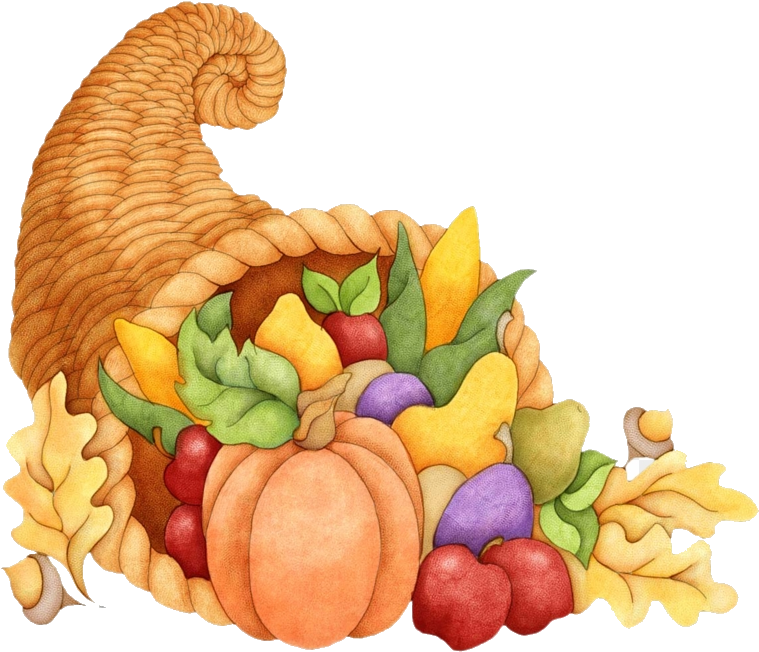 Cornucopia Thanksgiving Dinner Clipart Free Transparent - Cornucopia Clipart Transparent Background, HD Png Download - Transparent PNG Free Download