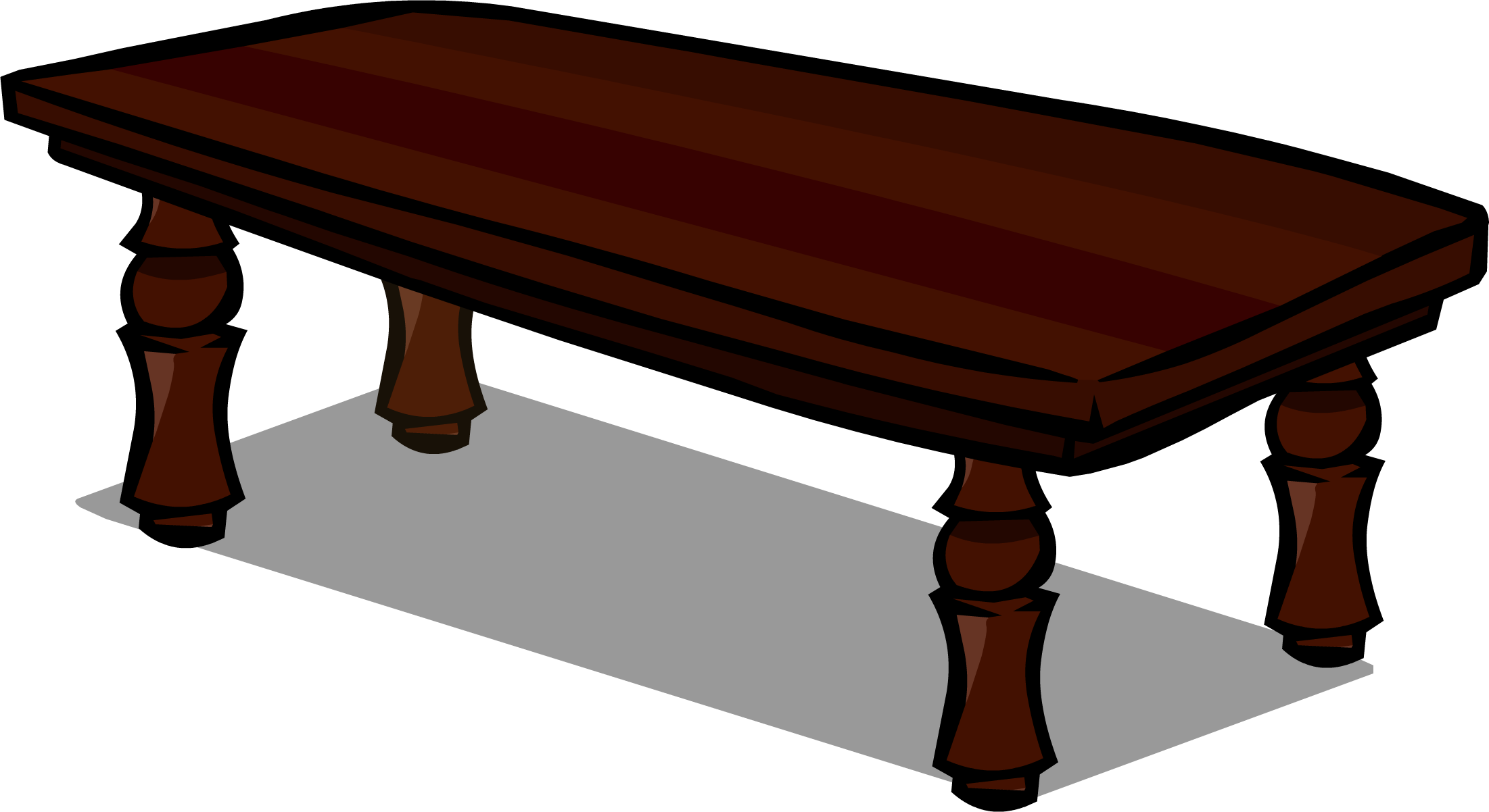 Rosewood Dinner Table Sprite - Table Sprite, HD Png Download - Transparent PNG Free Download