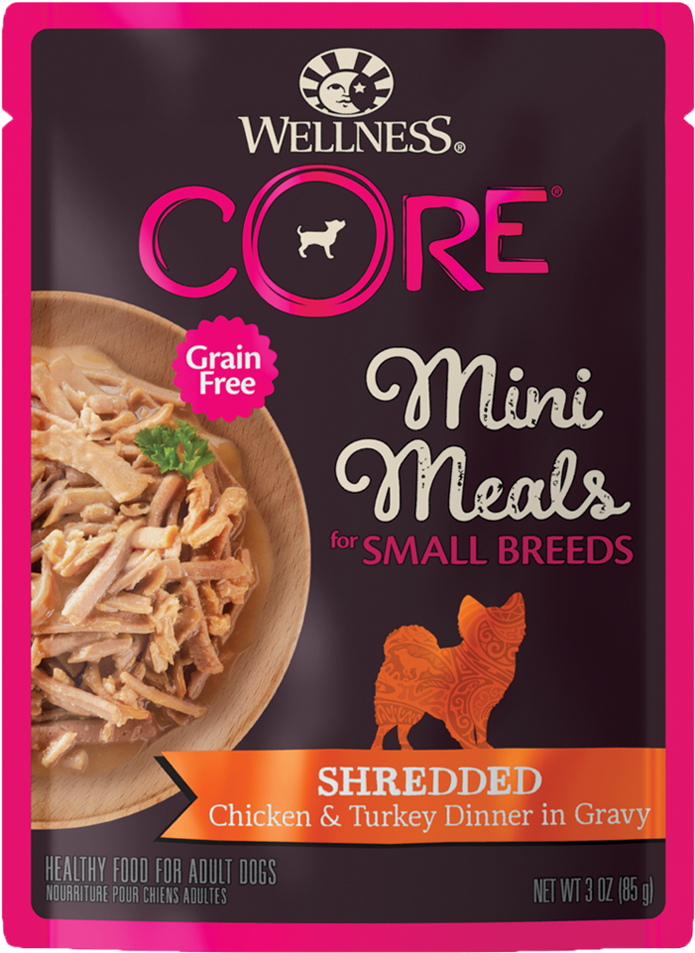 Wellness Core Small Breed Mini Meals Shredded Chicken, HD Png Download - Transparent PNG Free Download