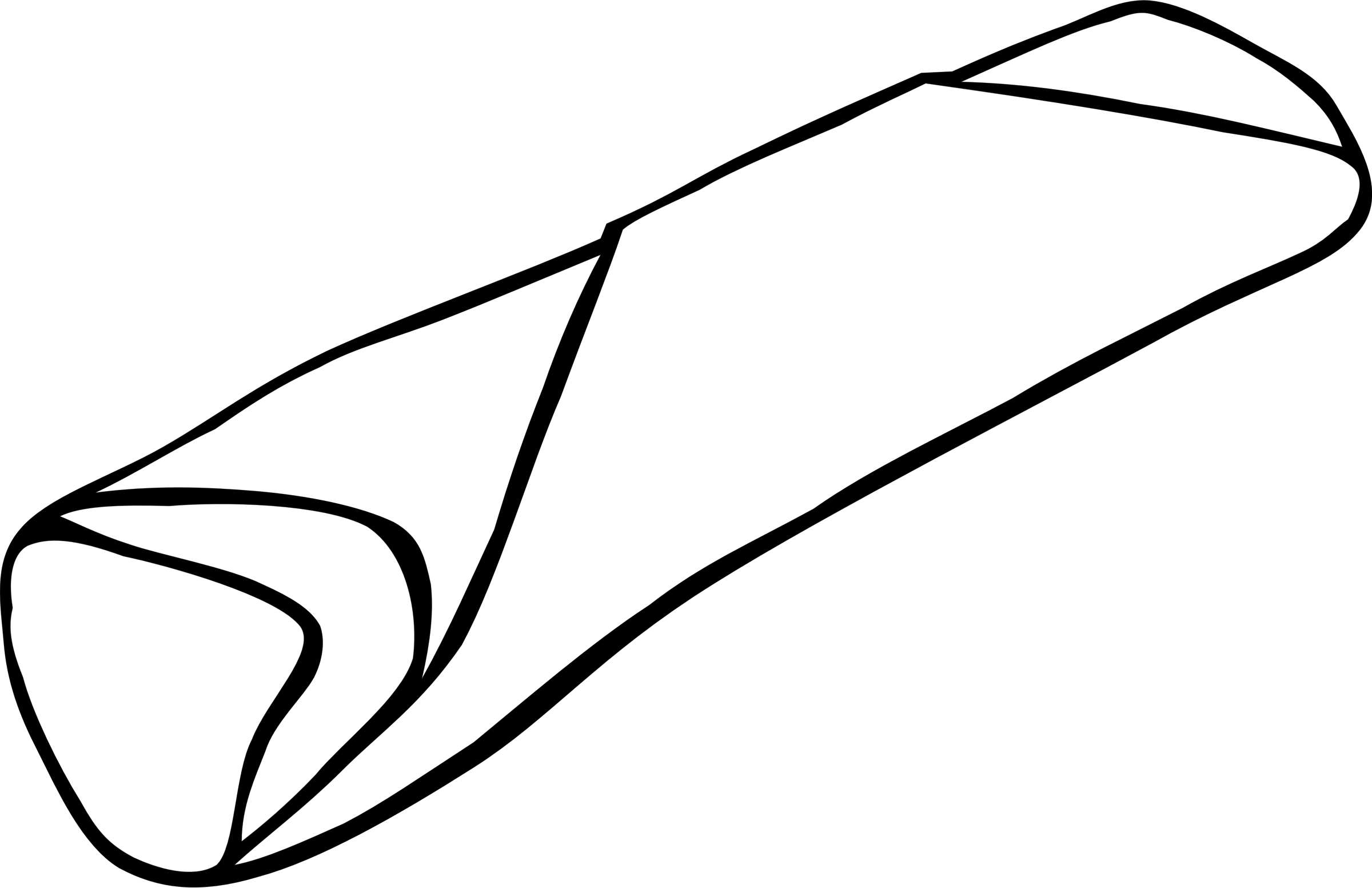 Fast Food, Lunch-dinner, Burrito - Black And White Burrito Clipart, HD Png Download - Dinner Transparent PNG Free Download