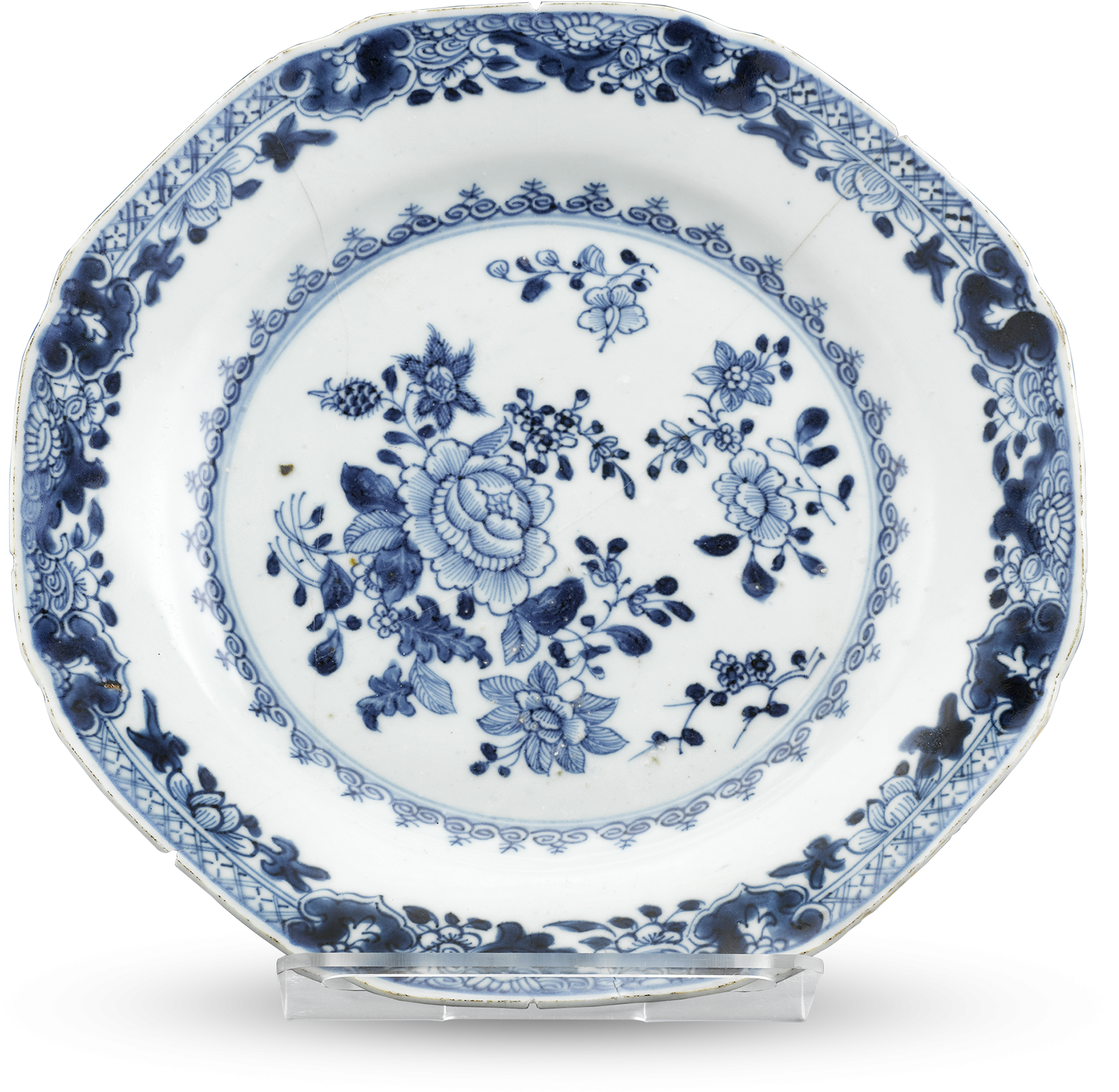 George And Martha Washington"s Blue Canton China Dinner - China Plate, HD Png Download - Transparent PNG Free Download