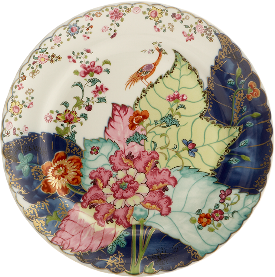 Tobacco Leaf Dinner Plate - Mottahedeh Tobacco Leaf, HD Png Download - Transparent PNG Free Download