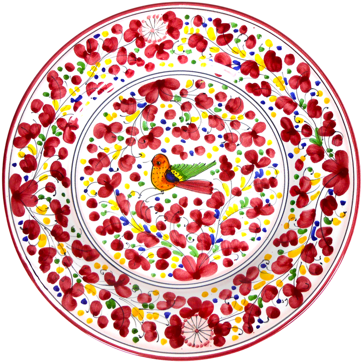 Dinner Plate Arabesco Rosso - Circle, HD Png Download - Transparent PNG Free Download