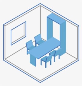 Built-in Dinner Table - Furniture, HD Png Download - Dinner Transparent PNG Free Download