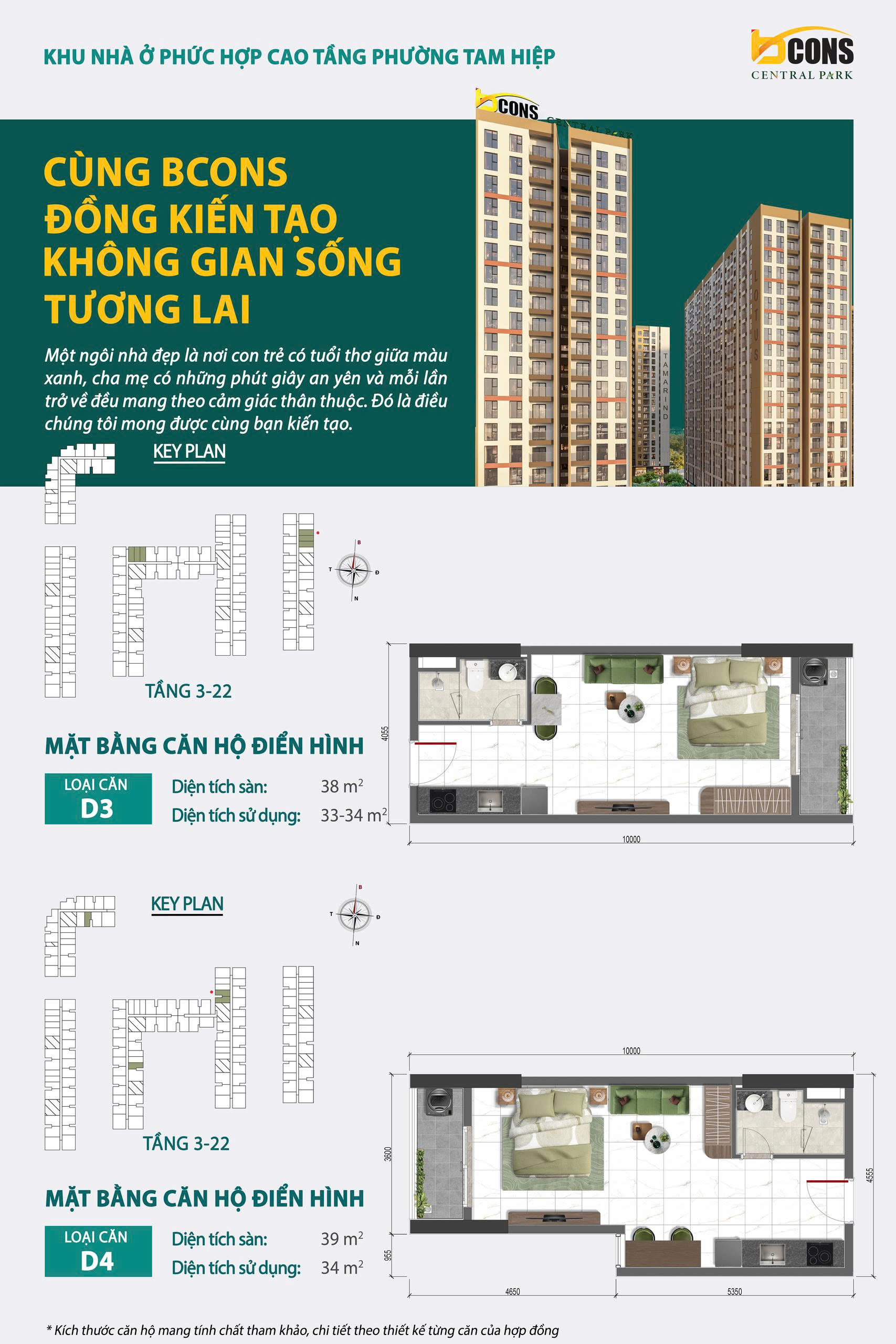 Thiết kế căn hộ Bcons Central Park