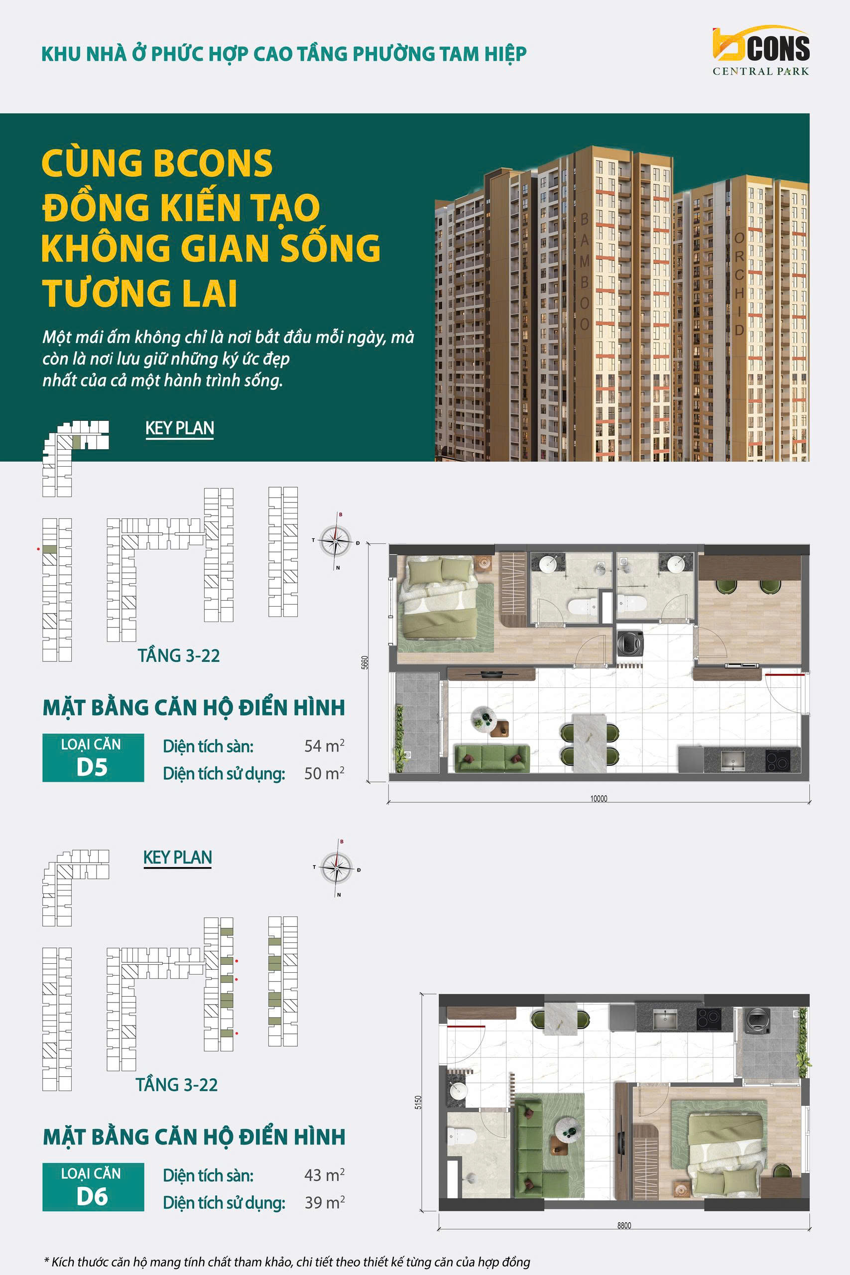 Thiết kế căn hộ Bcons Central Park