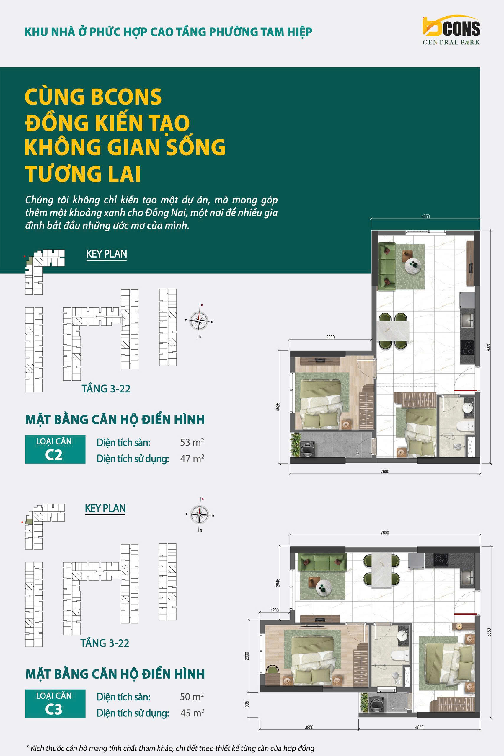 Thiết kế căn hộ Bcons Central Park