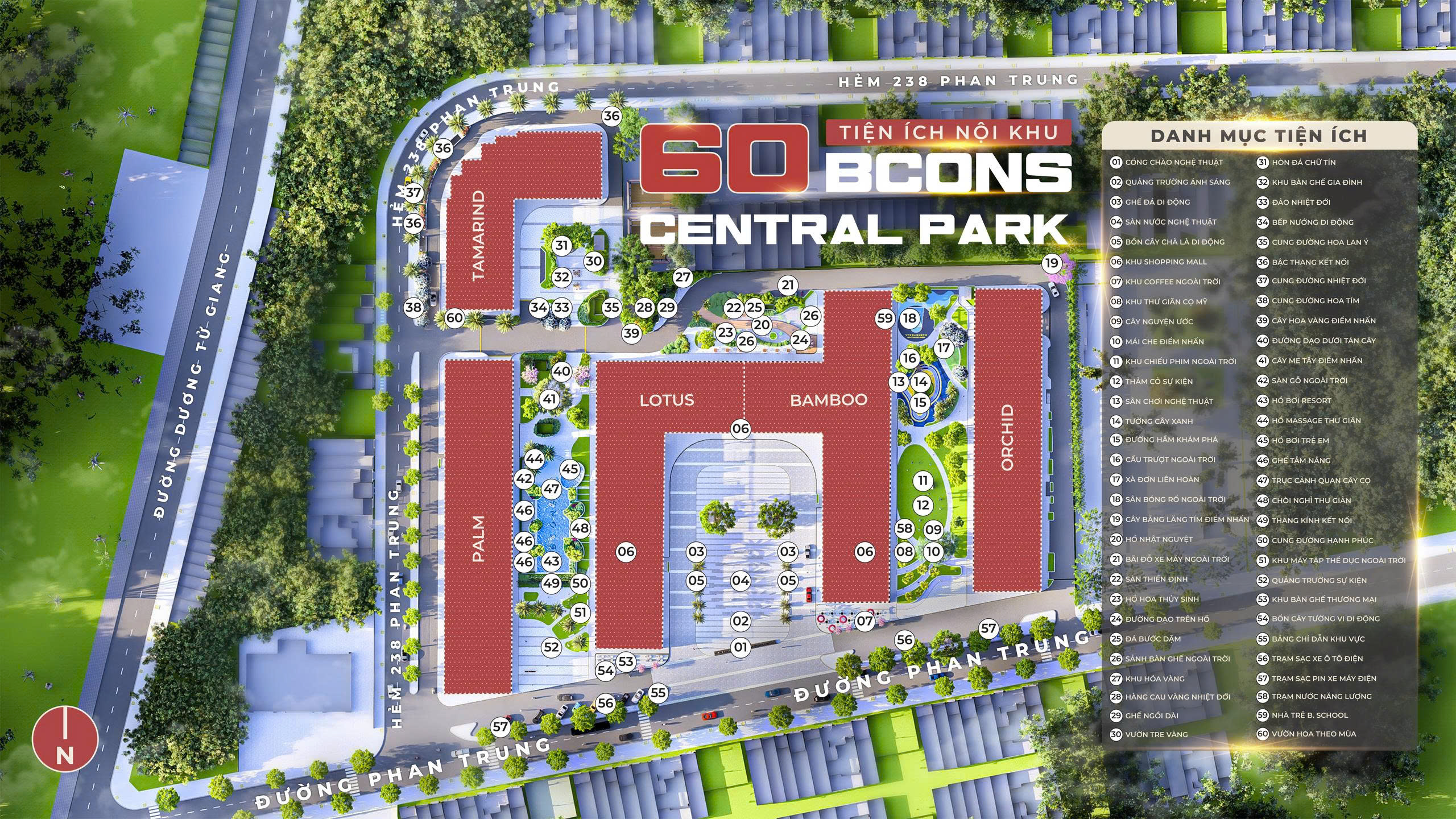 Phối cảnh dự án Bcons Central Park Biên Hòa