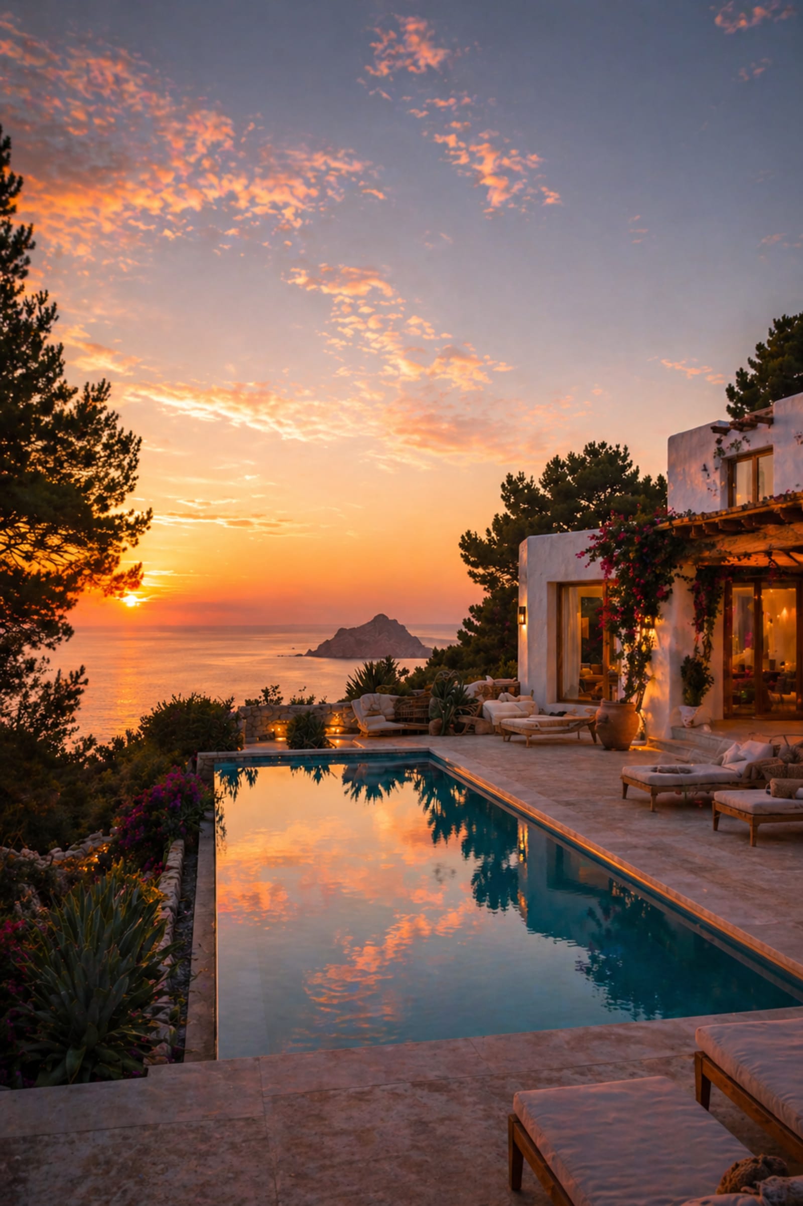 Villa mediterránea en Ibiza