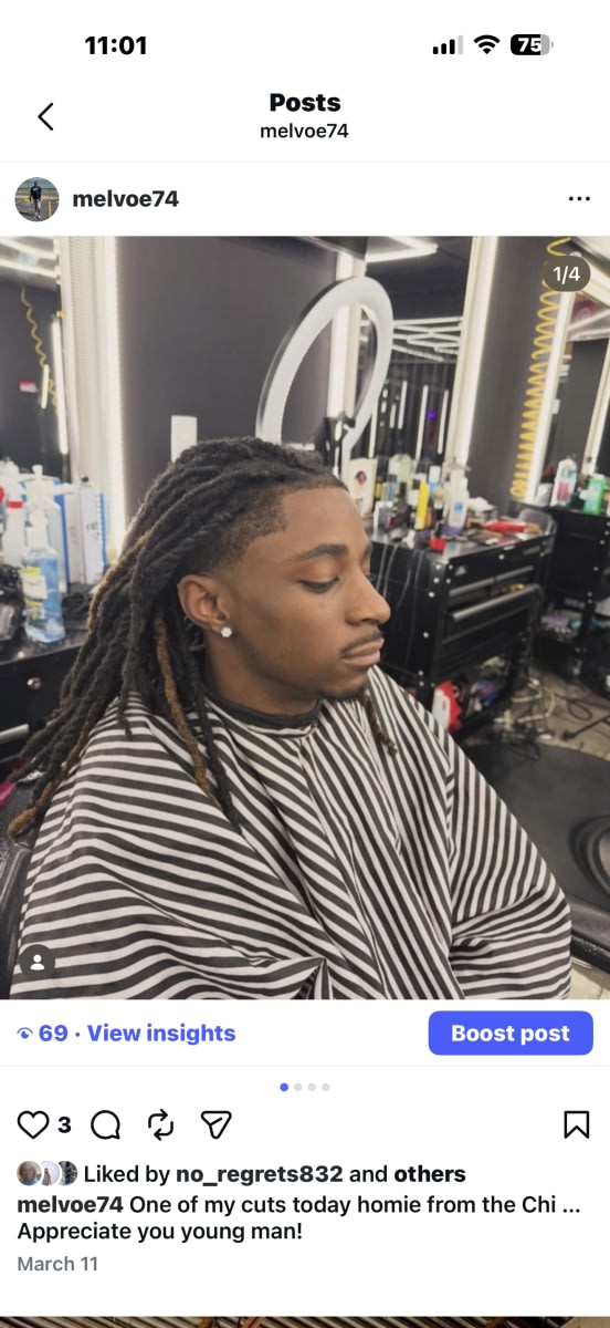 Melvin A., mobile hairstylist/mobile barber at Houston