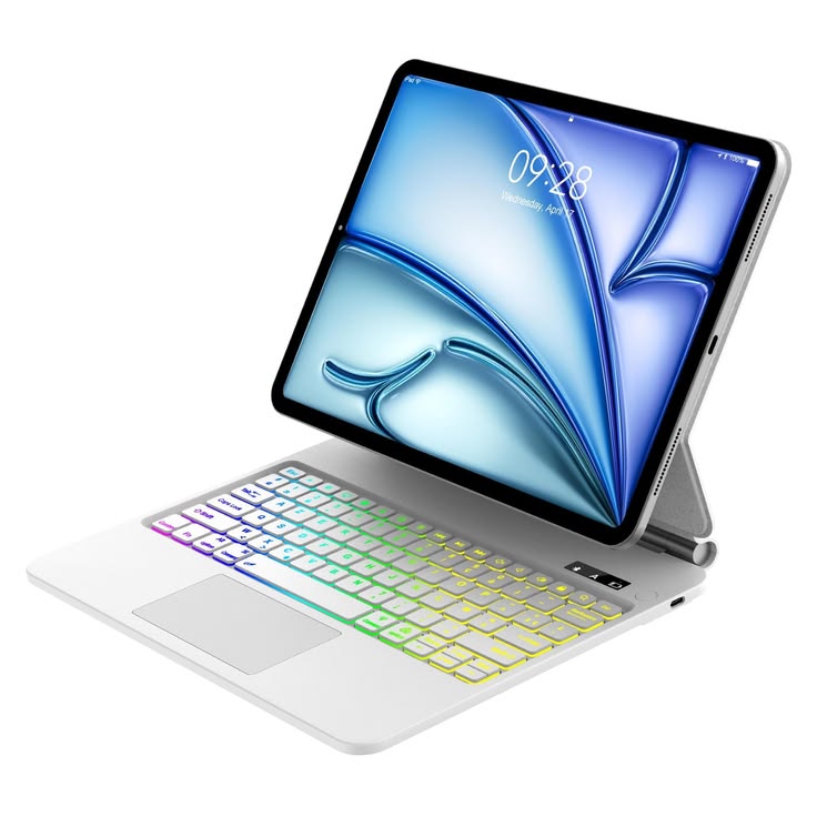 Magic Keyboard pour iPad Air 13 Pouces (M4 2026, M3 2025, M2 2024) et iPad Pro 12_9_ (6e_5e_4e_3e Gén), Support Flottant et Pavé Tactile Multi-touch,.jpg
