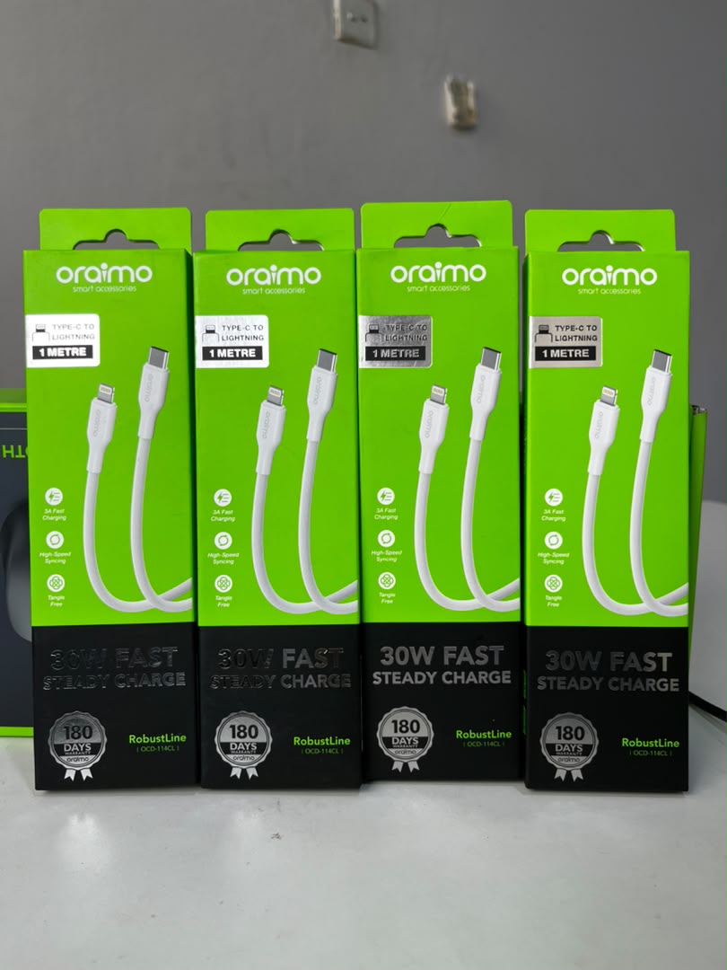 oraimo Braid Type-C to Lightning 1M cable (OCD-152CL)