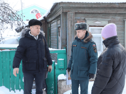 Рейд по профилактике пожаров в частном жилом секторе города Владимира