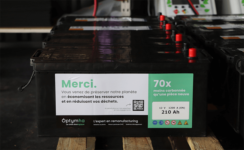 batterie au plomb regénérée