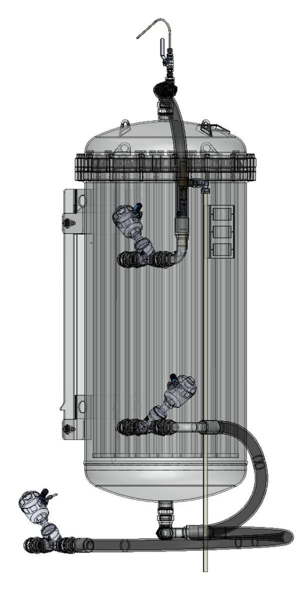 Vue 3D filtre à bougie