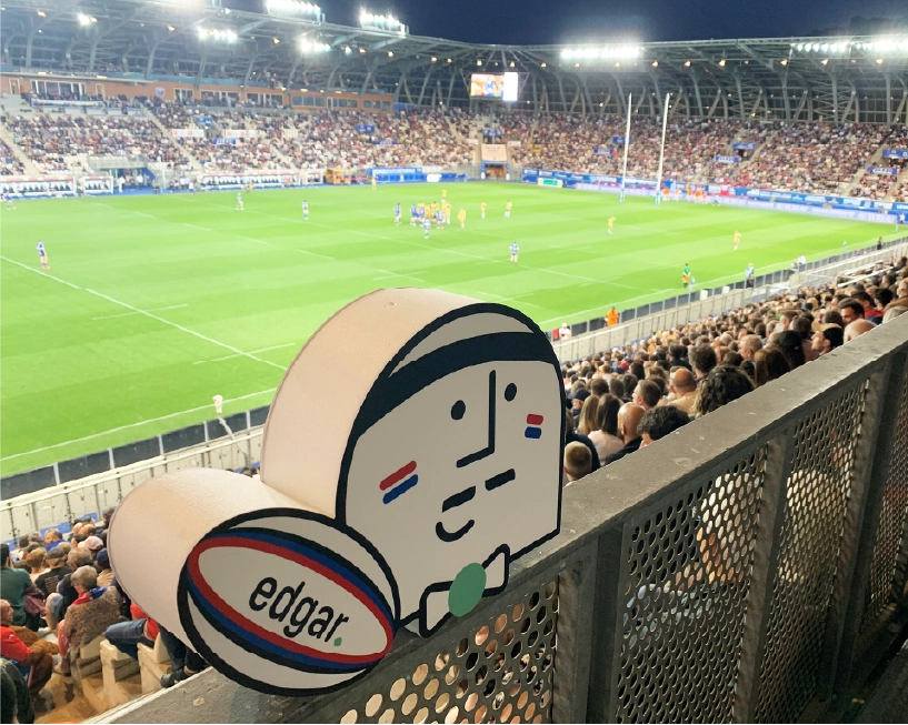 Edgar partenaire FCG rugby