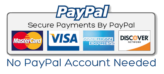 Secure Payments By PayPal - No PayPal Account Needed
