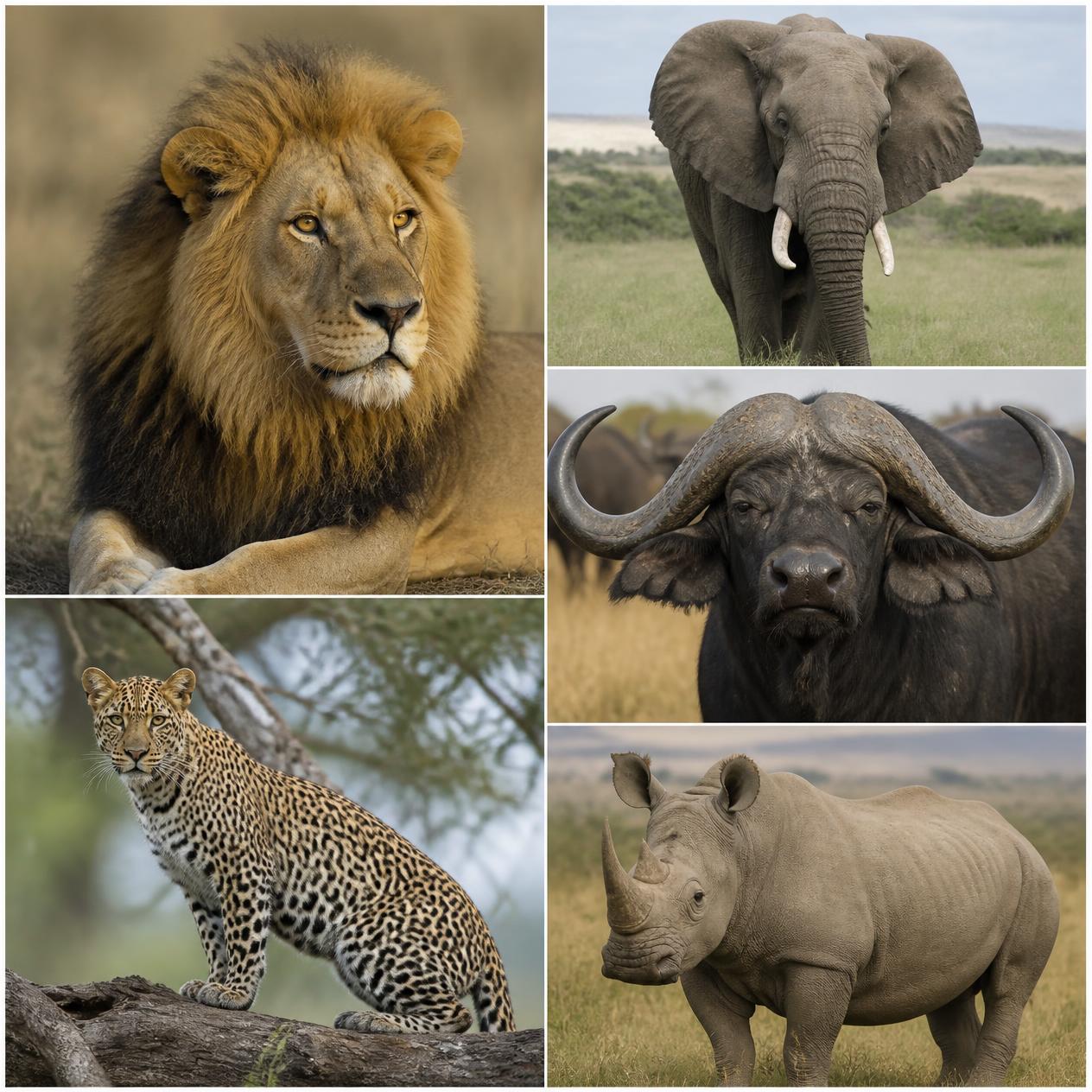 The Big Five Animals in Kenya: Why Are They Called the Big Five and Where Can You See Them?