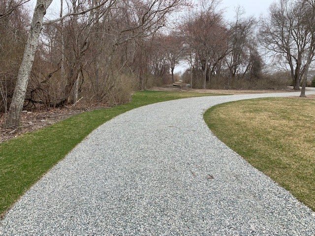 Repaired driveway after Samz Enterprise work
