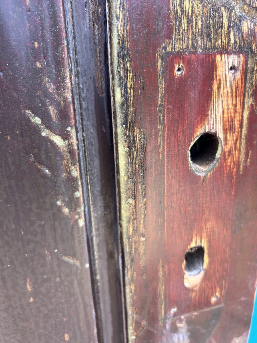 The rebuilt edges shaped back to line