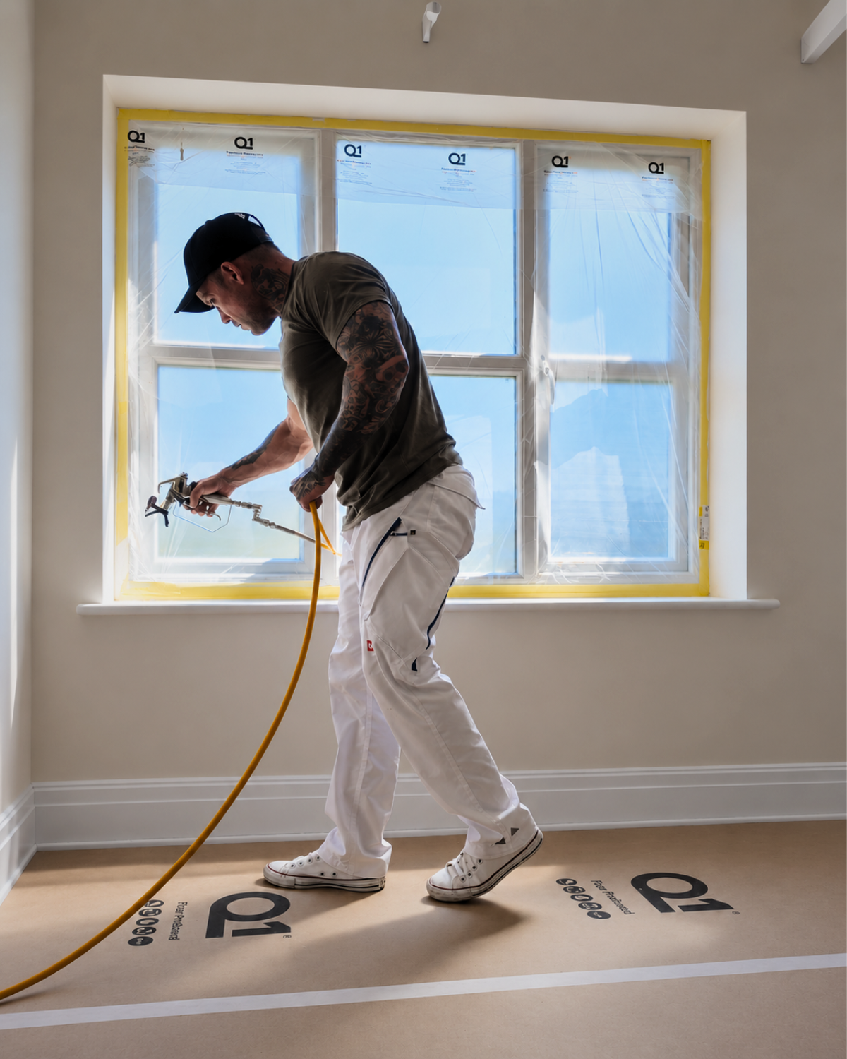 Spray finishing woodwork in Warrington