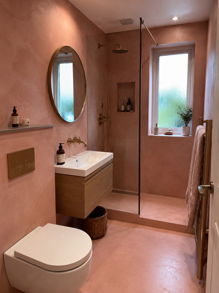 Microcement finish — seamless surface, Redecorate North West