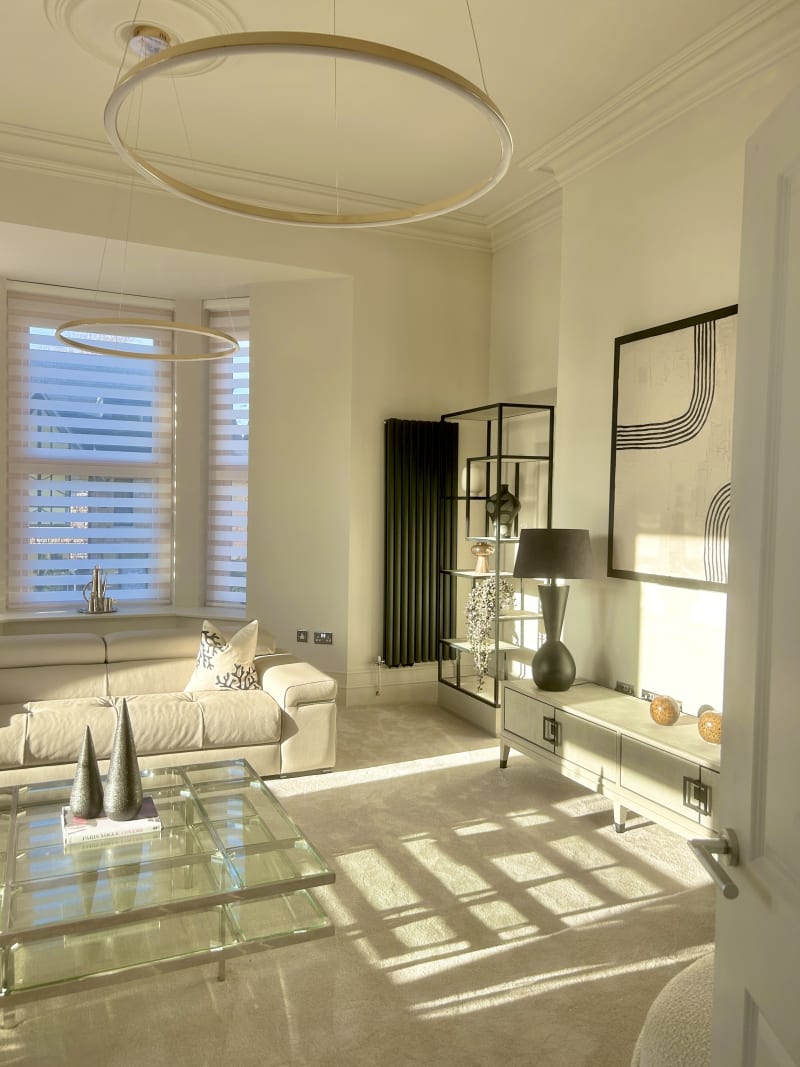 Period property living room — full interior redecoration, North West