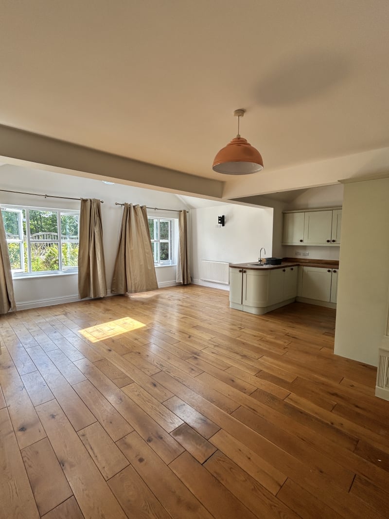 Finished dining area &mdash; bungalow redecoration, Warrington