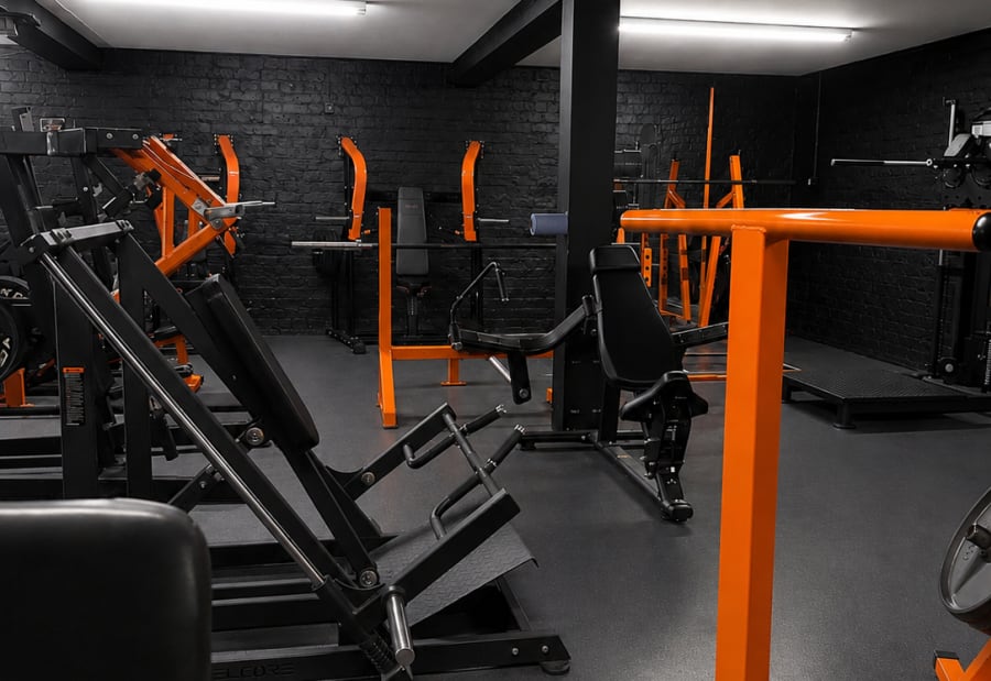 Gym interior &mdash; full repaint, North West