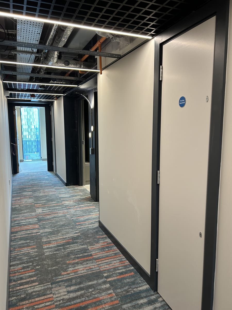 Hilton Hotel corridor detail