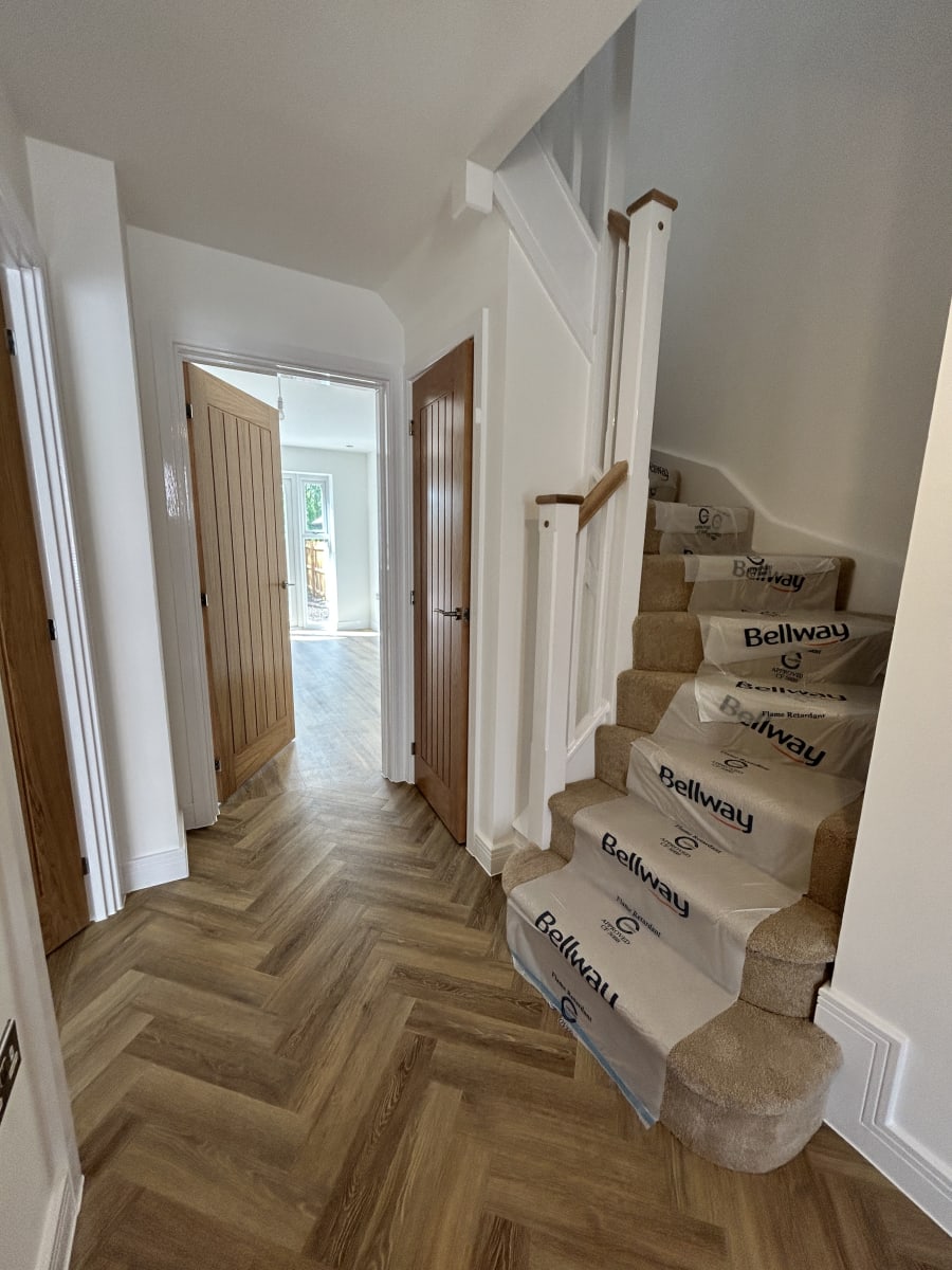 Bellway Homes — new build interior finishing