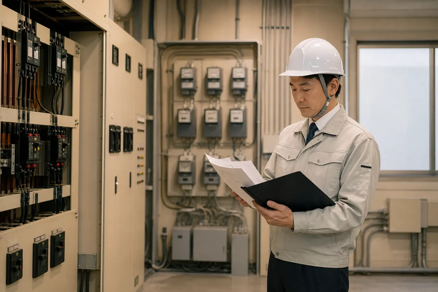 電気代明細を確認する施設管理者