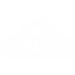CNTR logo rendered in white, featuring stylized text below a geometric peak icon.