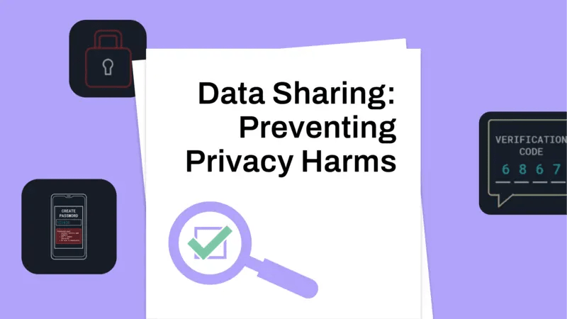 Data Sharing: Preventing Privacy Harms Thumbnail