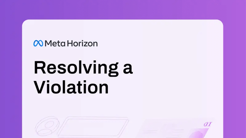 Resolving a Violation Thumbnail