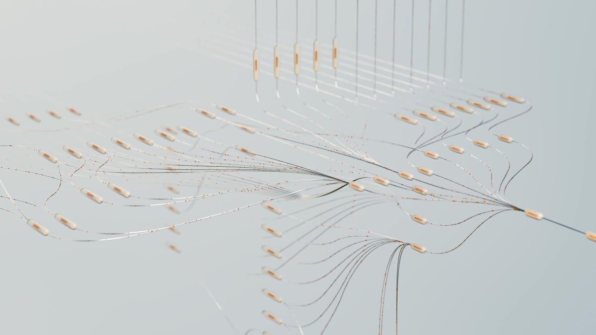 Representation of digital networks resembling data structures.