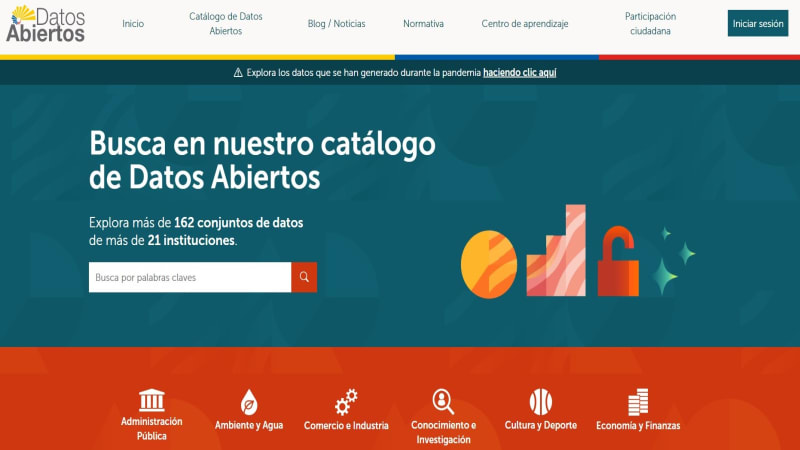 Open Data Portal of Ecuador