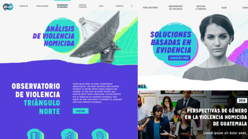 Diálogos Guatemala website