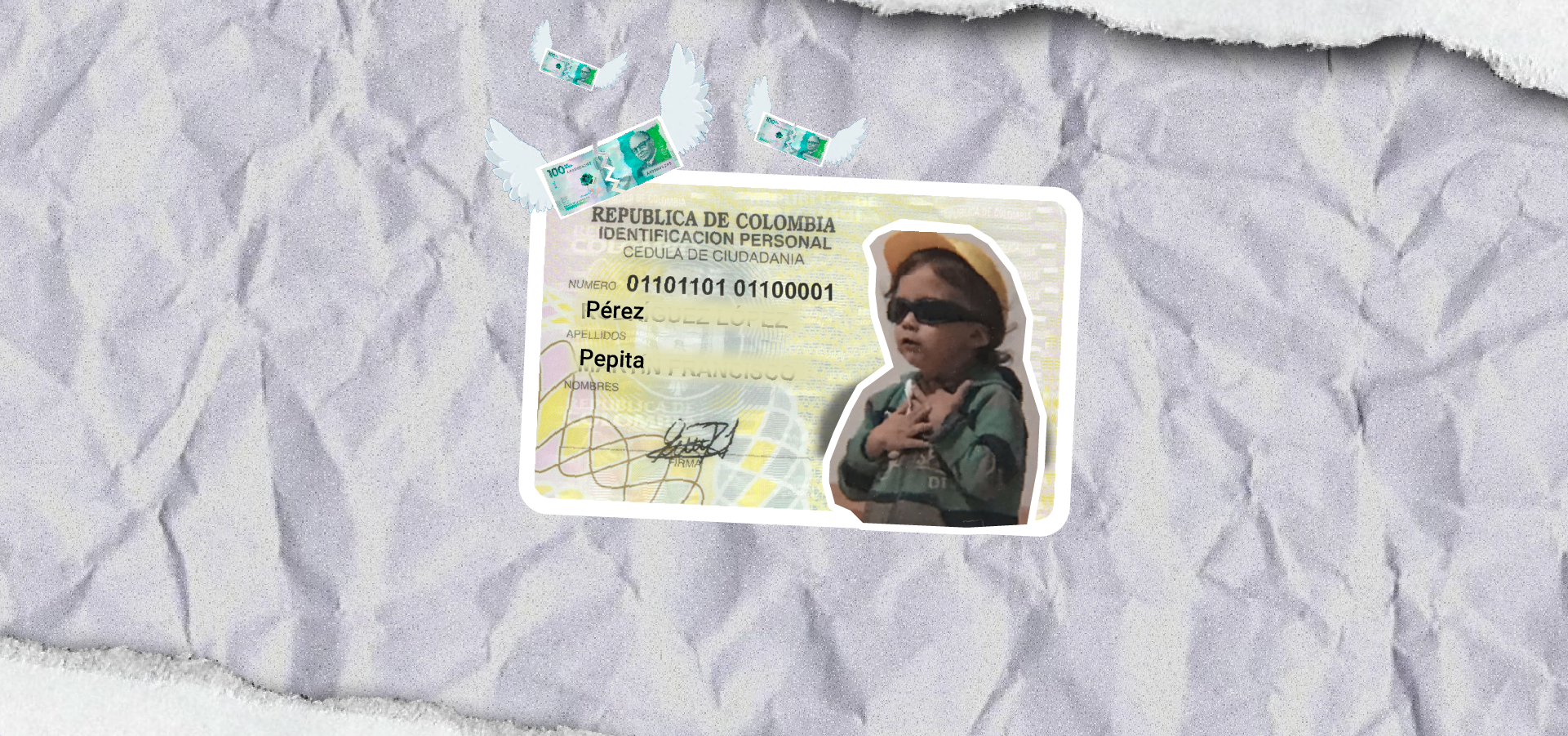 ¿Si doy mi cédula pa' que me pasen plata me pueden robar? image