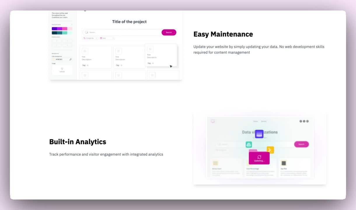 Create a website from Airtable video thumbnail